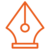 pictogramme orange - redaction - abalis traduction